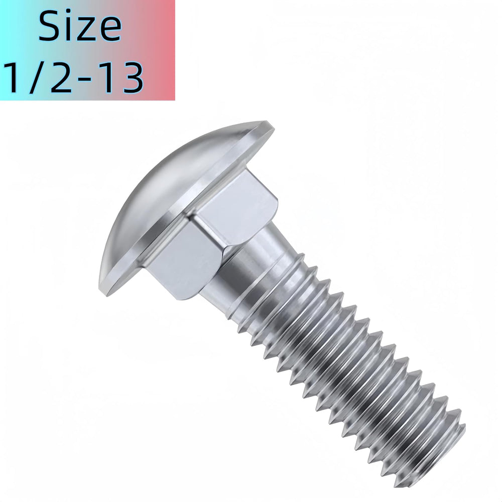 SANTIE 1/2-in x 3-in Stainless Carriage Bolt