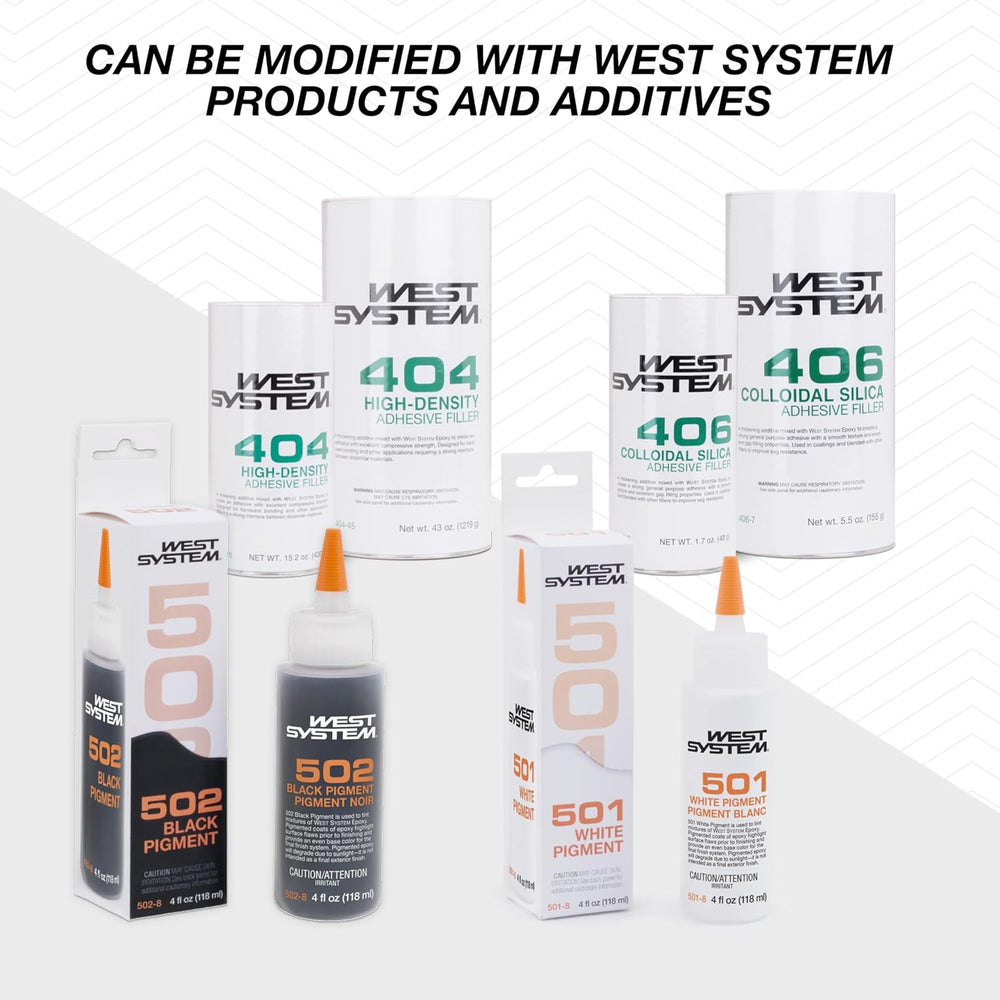 West System G/Flex 650 Epoxy Adhesive, 2 x 4 oz | Toughened & Flexible