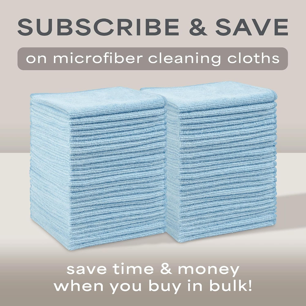 S&T INC. 200 Pack Microfiber Cleaning Cloth, Bulk Towels