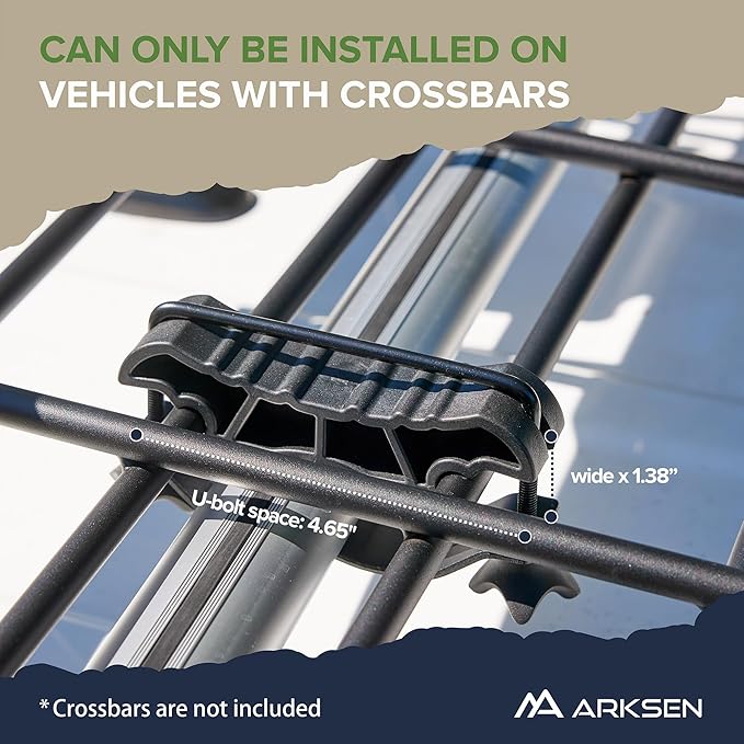 ARKSEN 84 x 50 x 6 Inch Universal Extra Wide 150LB Heavy Duty Roof Rack Cargo