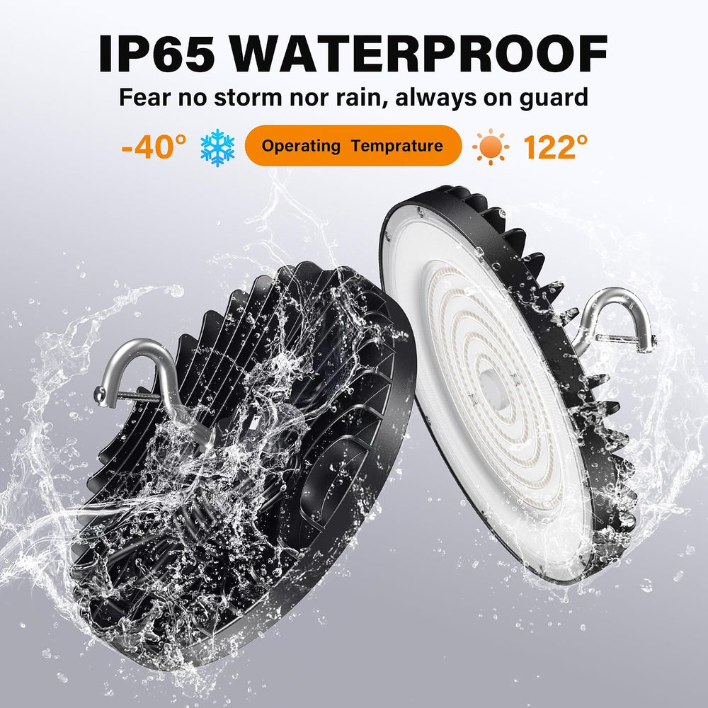 UFO Led High Bay Light 200W, 30000LM 5000K Shop Lights, 10pack
