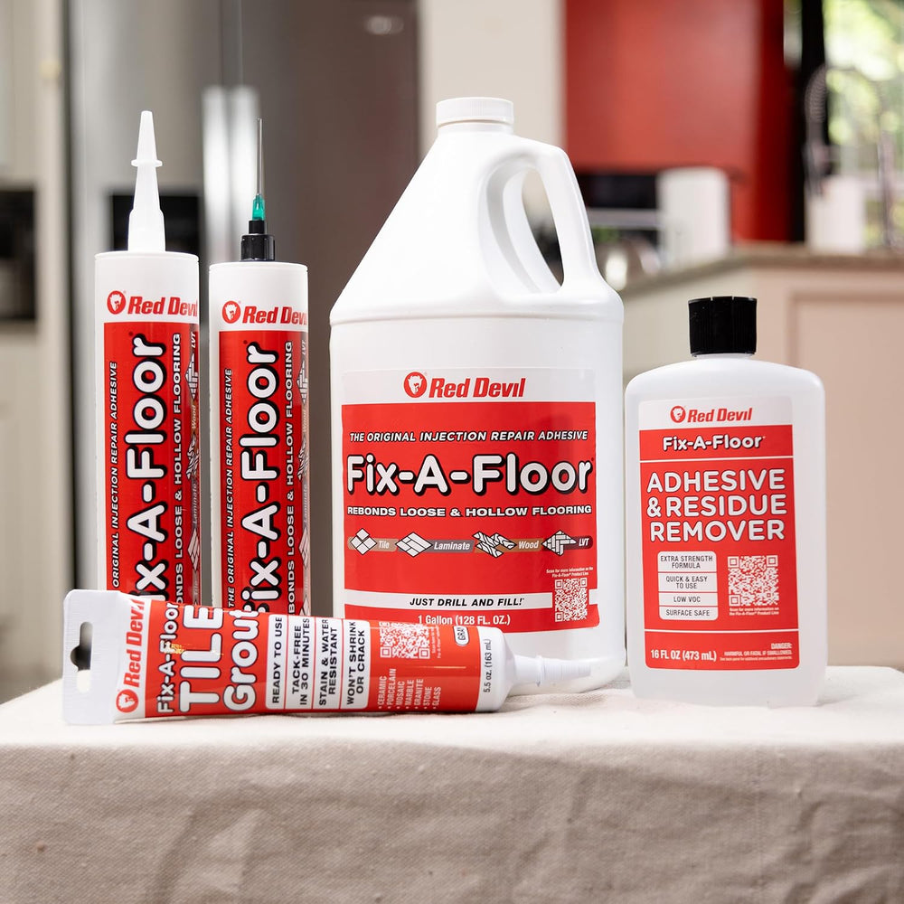 The Original Fix-A-Floor Loose Tile Repair Adhesive - Tile, Marble, Stone, Wo...
