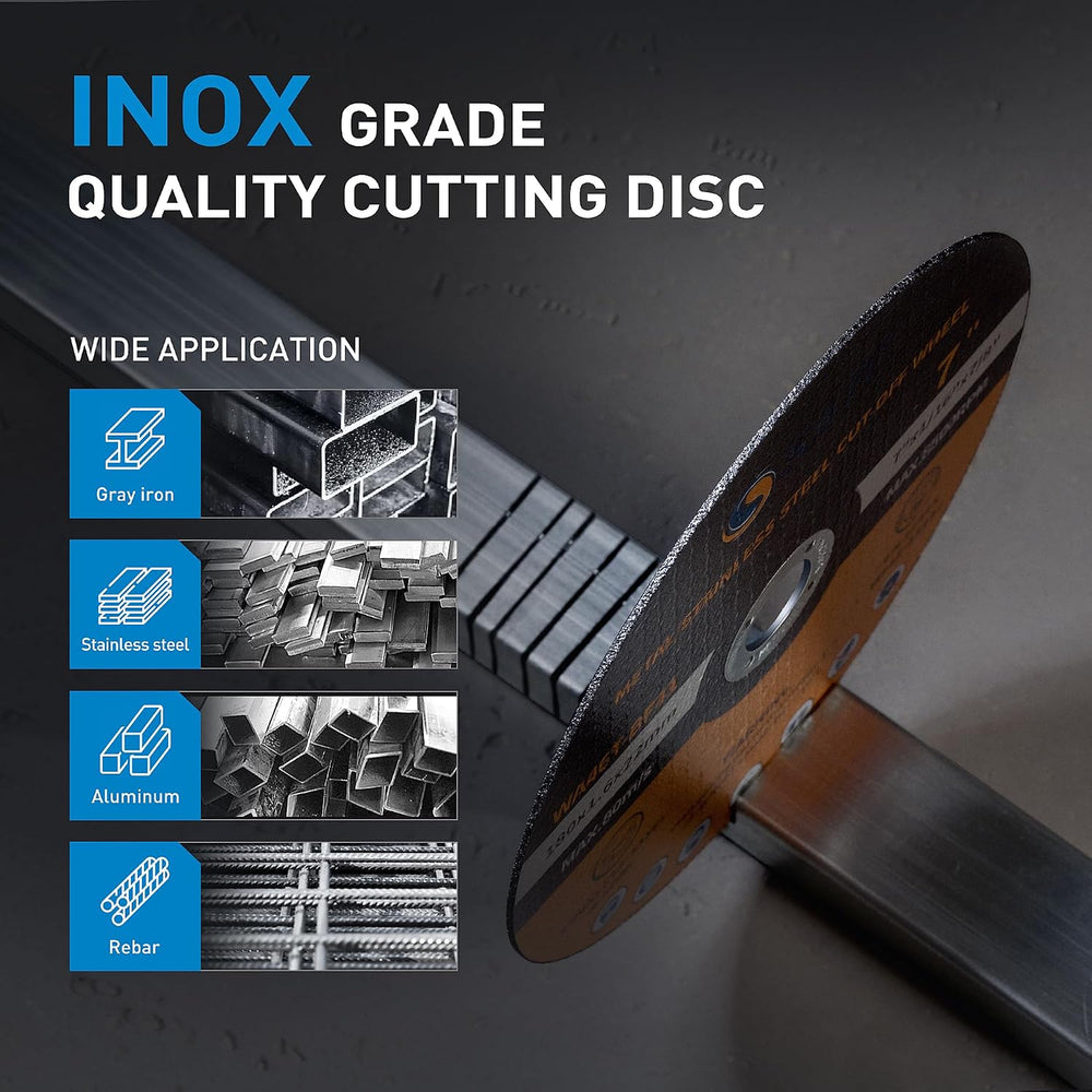 S SATC 7" Cutting Wheel 25 PCS Metal Cutting Blade 7 x 1/16 x 7/8 inch C...