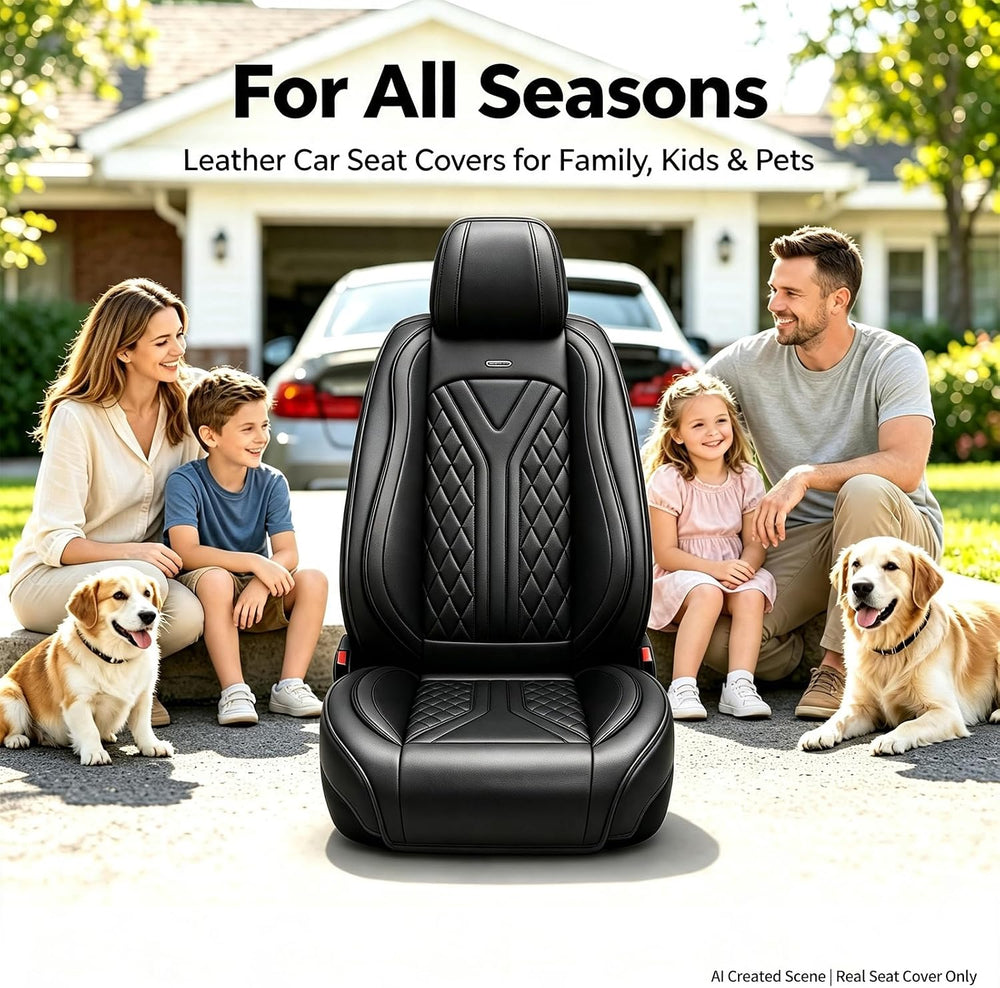 for GMC Terrain 2010-2027 Custom Fit Car Seat Covers, Black
