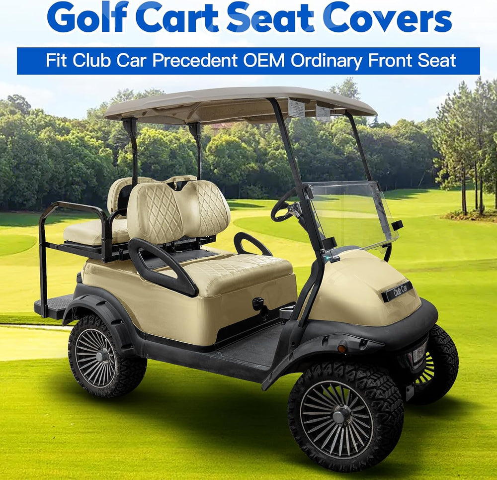 Golf Cart Seat Covers 4 Piece Fits Club Car Precedent Standard Seat