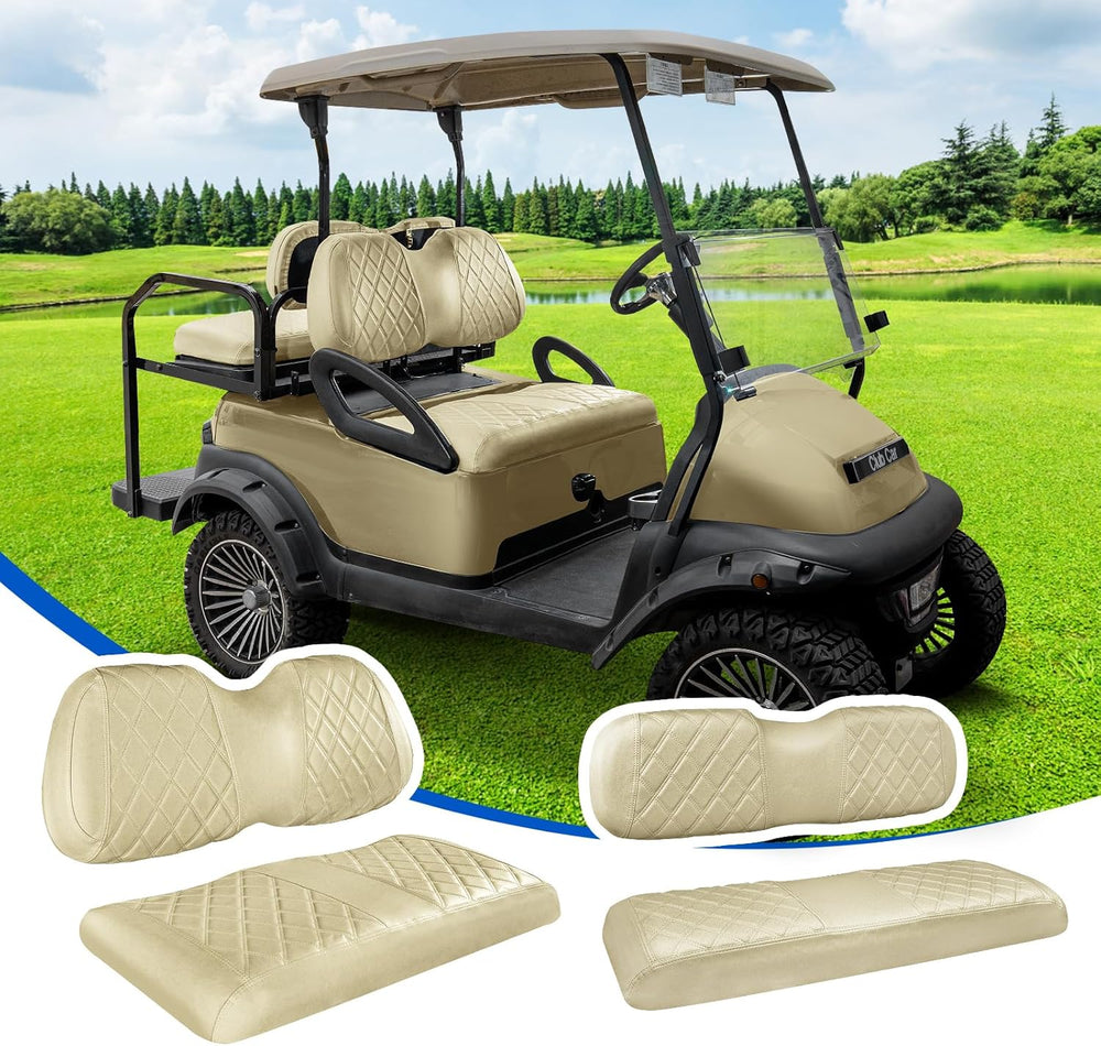 Golf Cart Seat Covers 4 Piece Fits Club Car Precedent Standard Seat