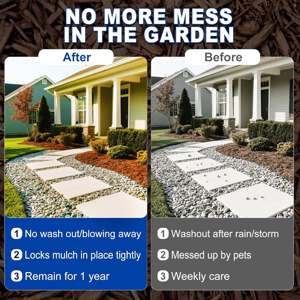 Rock Glue for Landscaping 1 Gal – Clear Gravel Glue & Mulch Glue for Pea ...