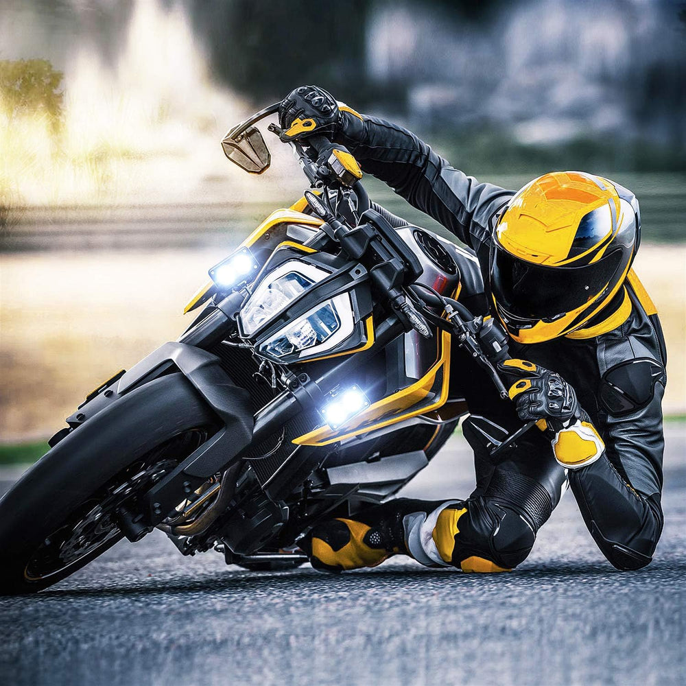 Nilight Pro Series 2PCS 3 Inch Motorcycle LED Pod Auxiliary Spotlight