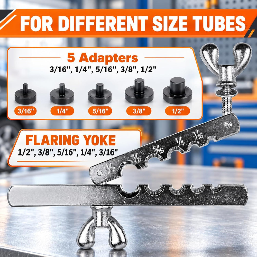 3/16" Brake Line Repair Kit - Double & Single Brake Line Flaring Too...