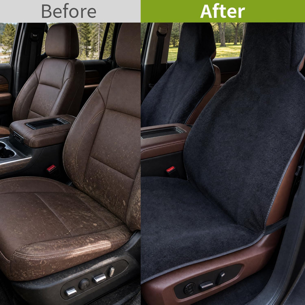 Car Seat Cover Towels Front Seats, Waterproof Sweat Car Seat Towel Protector ...