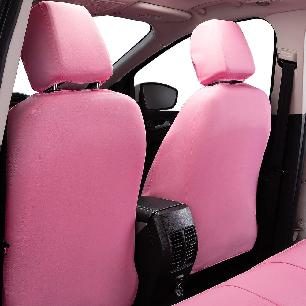 Flying Banner car seat Covers Protects Water Proof Faux Leather Carbon Fiber ...