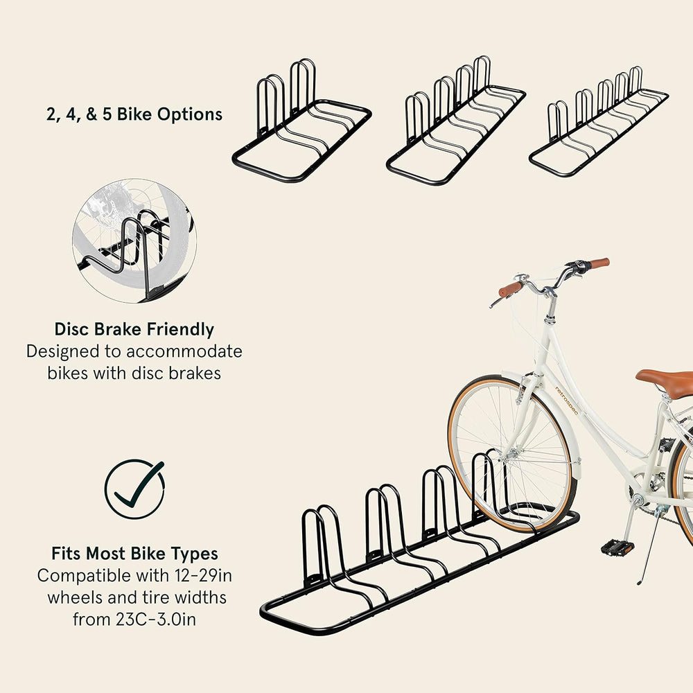 Retrospec Stash Rack Bike Floor Stand Bicycle Storage Organizer for Mountain ...