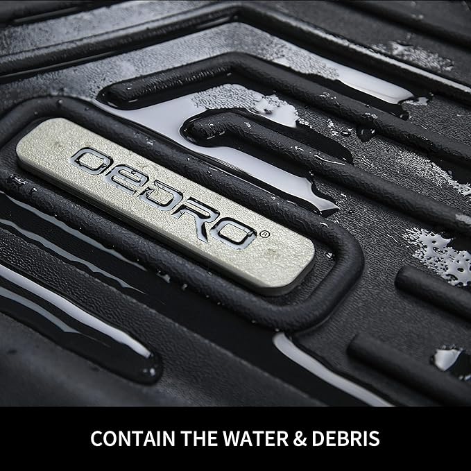 OEDRO Floor Mats Fit for Toyota Camry 2011-2007, Custom Fit Front & 2nd Row