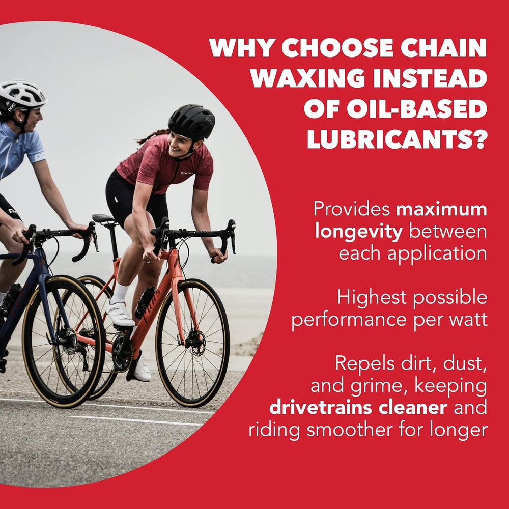 SILCA Secret Bike Chain Wax Blend, Hot Melt Wax Bicycle Chain Lube - 500g