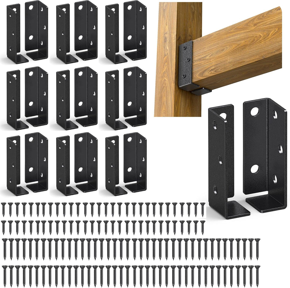 10Pack Metal Deck Railing Bracket Connector