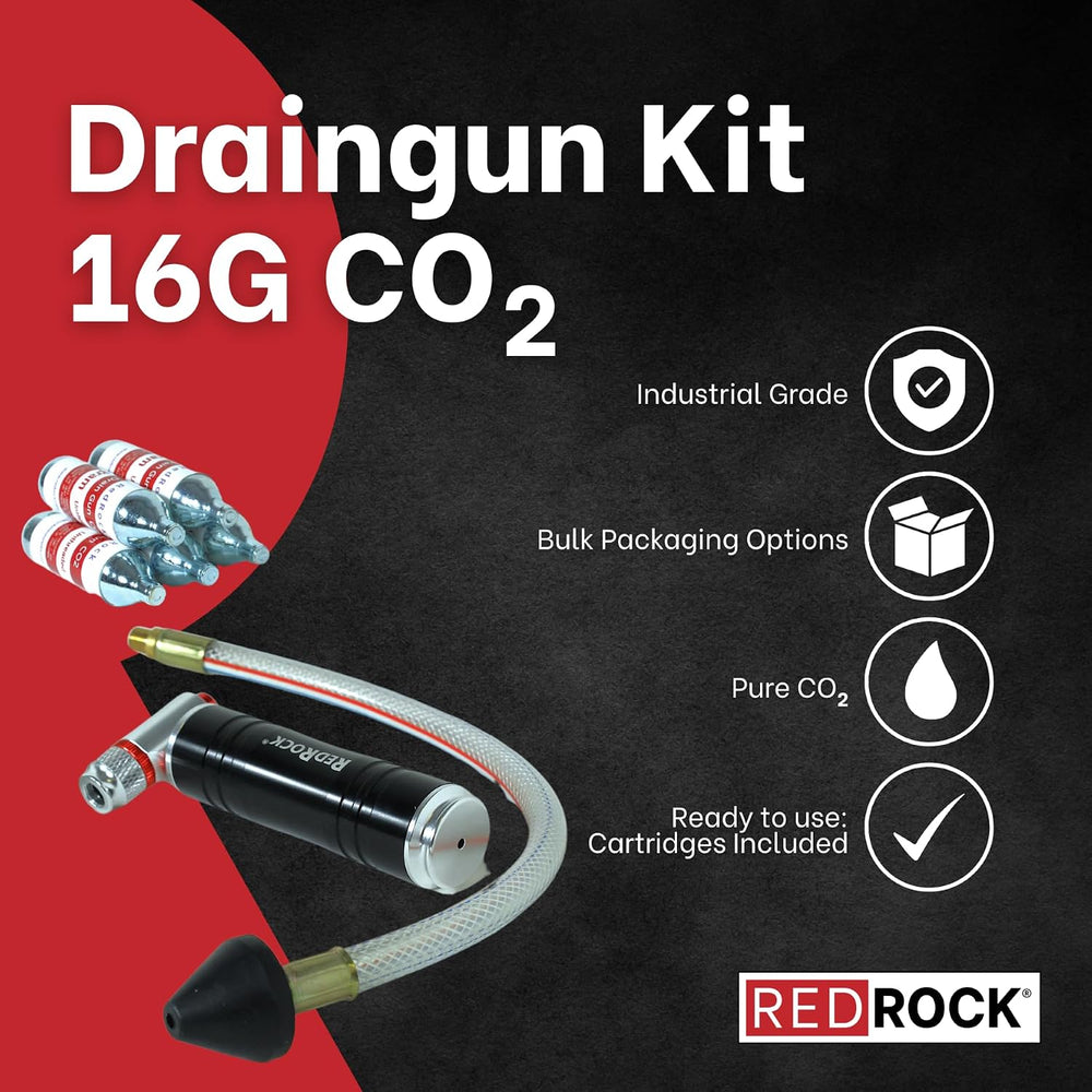 RedRock Gallo Drain Gun AC Drain Line Cleaner Tool, HVAC Air Conditioner Cond...