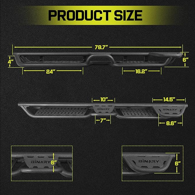 BINARY STAR Running Boards Compatible