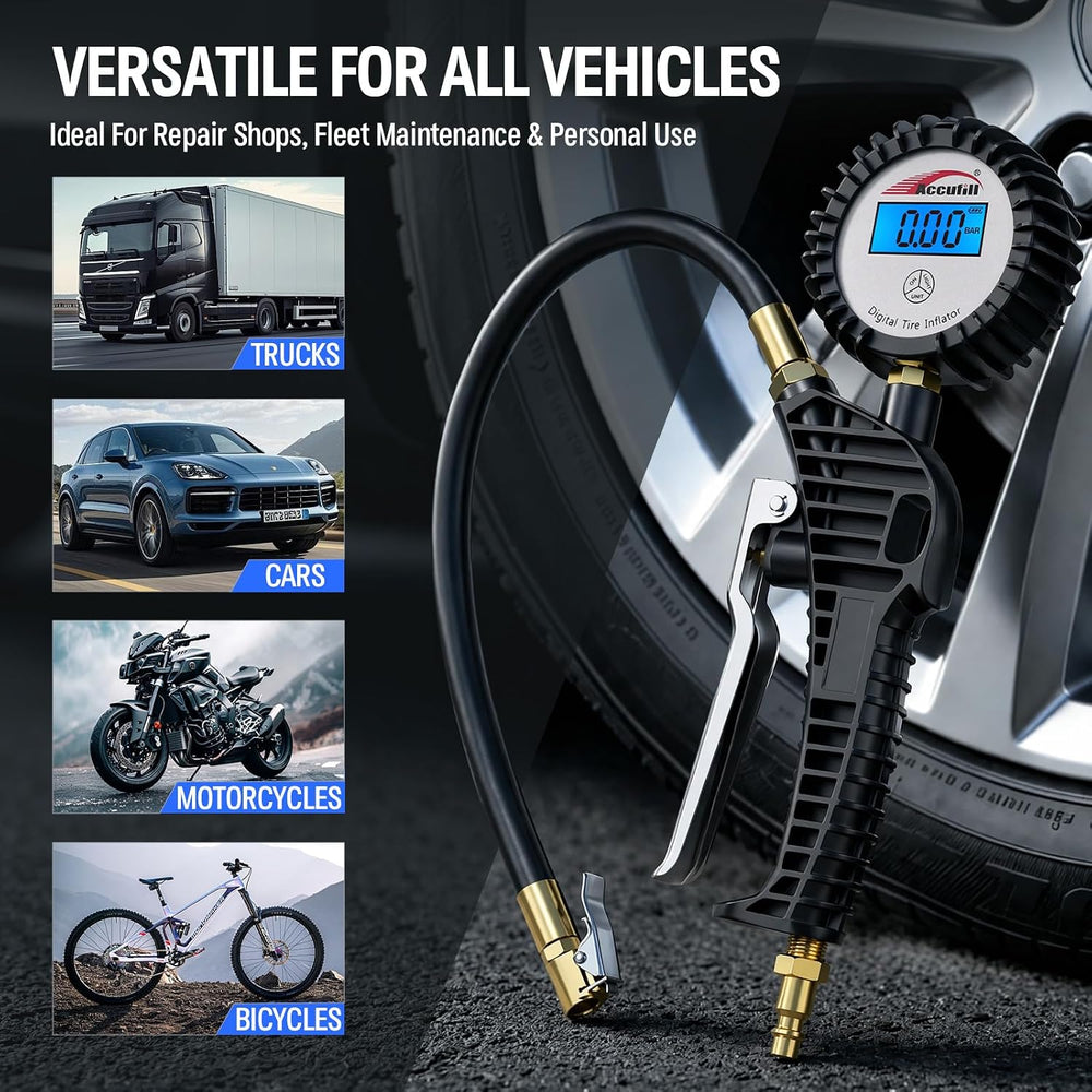 H70 Digital Tire Pressure Gauge with Inflator