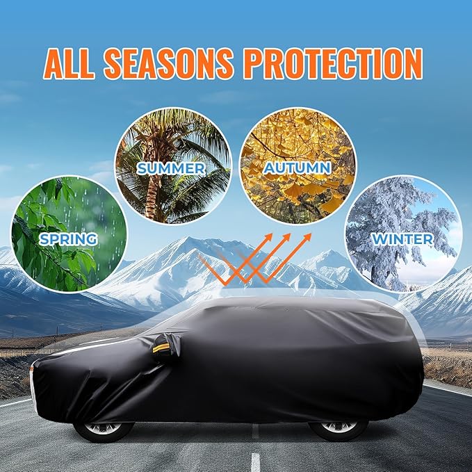 Subaru Ascent Car Cover 100% Waterproof All Weather, Gift