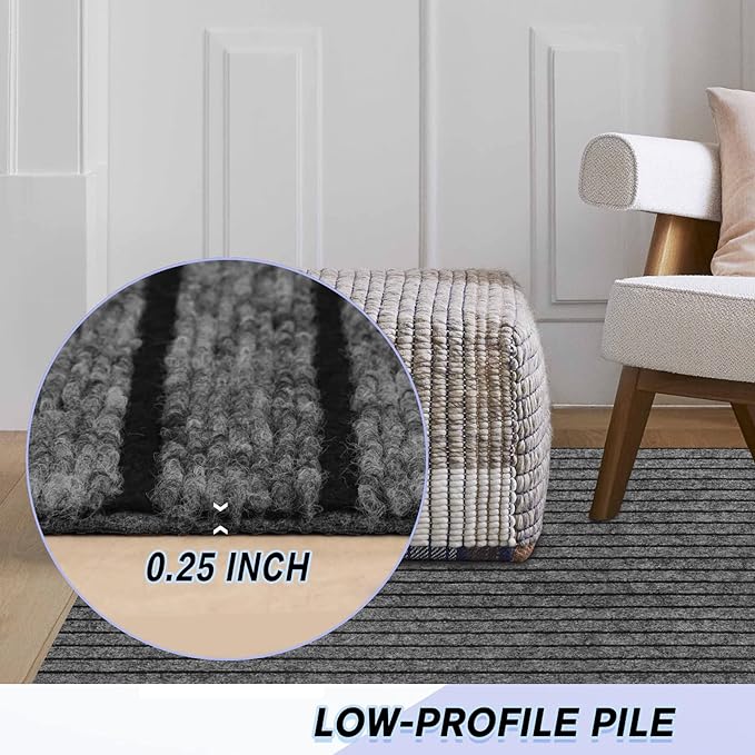 Custom Size Backed Non-Slip Area Rugs Runner, Easy Clean, Waterproof Runner Rugs