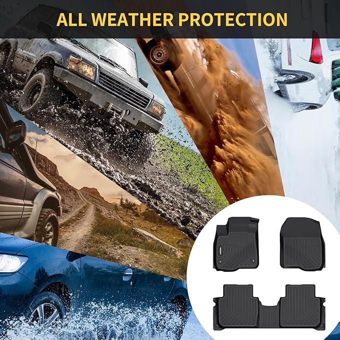 GINOWY- Floor Mats Cargo Liner Full Set