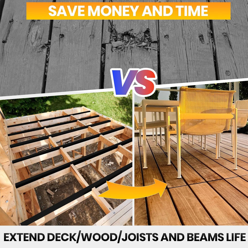 ADHES Deck Joist Tape, 6" x 50' Weather Resistance & Waterproof