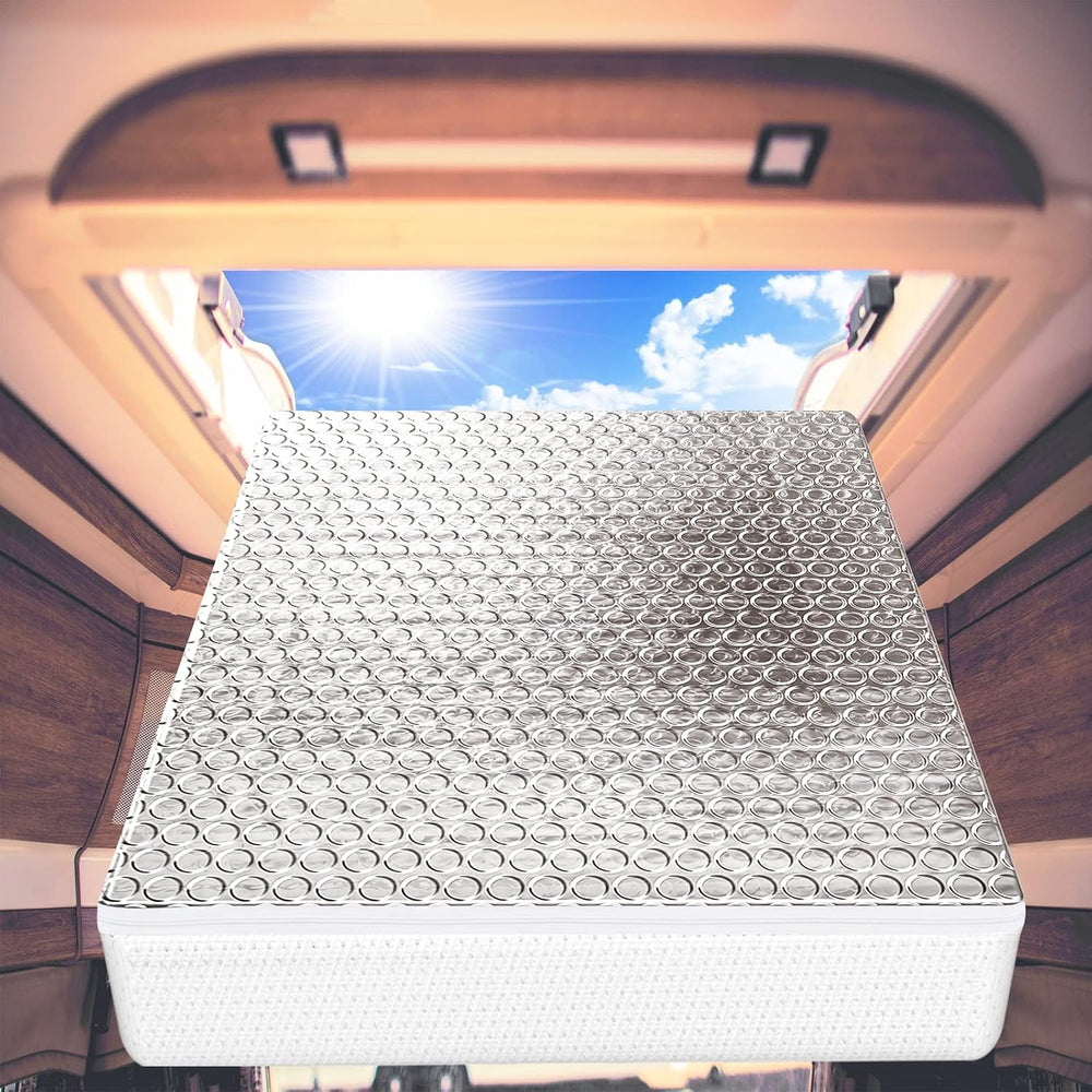 RV Vent Insulator Energy Saving RV Skylight Cover 14"x14", 2 Pack