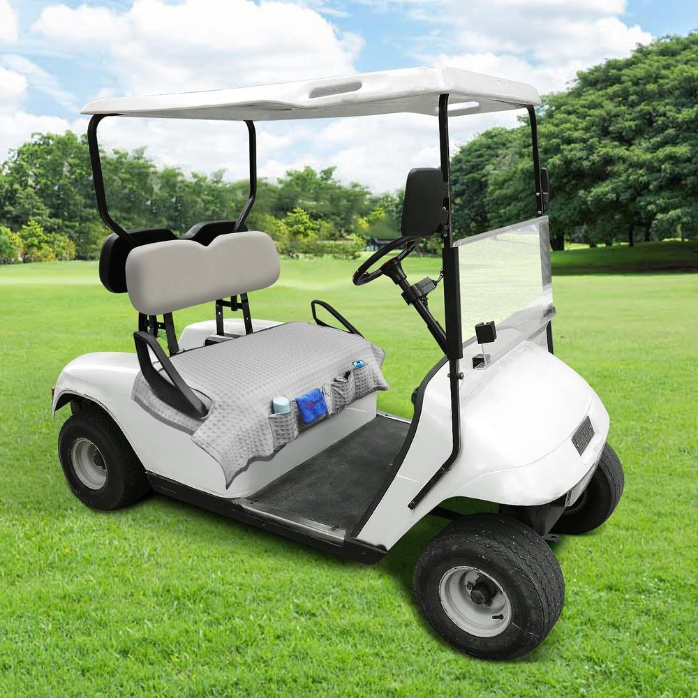Golf Cart Seat Blanket Cooling Ice Silk Cover for EZGO Club Car Yamaha