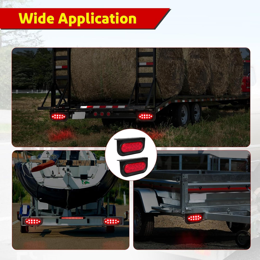 LIMICAR Trailer Lights Kit with 13.7-Inch Light Bar and 6 Marker Lights