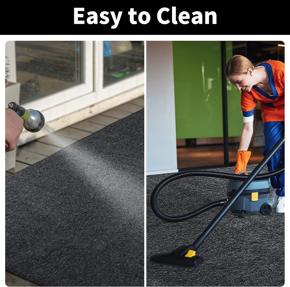 HOMBYS Extra Large Garage Floor Mats for Under Car, Dark Grey Garage Flooring...
