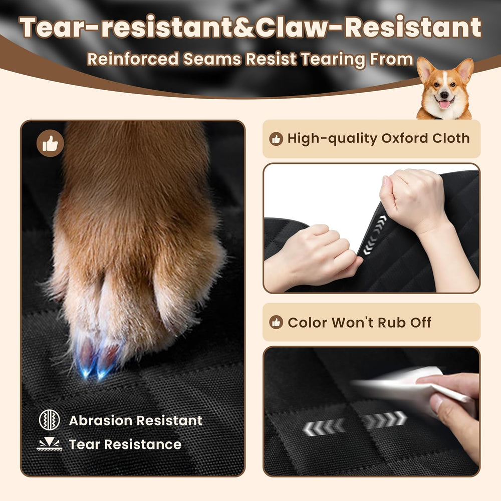 2 Pack Dog Car Seat Cover for Front Seat, Waterproof Car Seat Protector