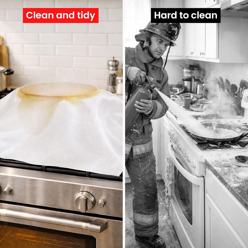 Fire Blanket for Home and Kitchen,40" x 40",8 Pack,Emergency Fire B...