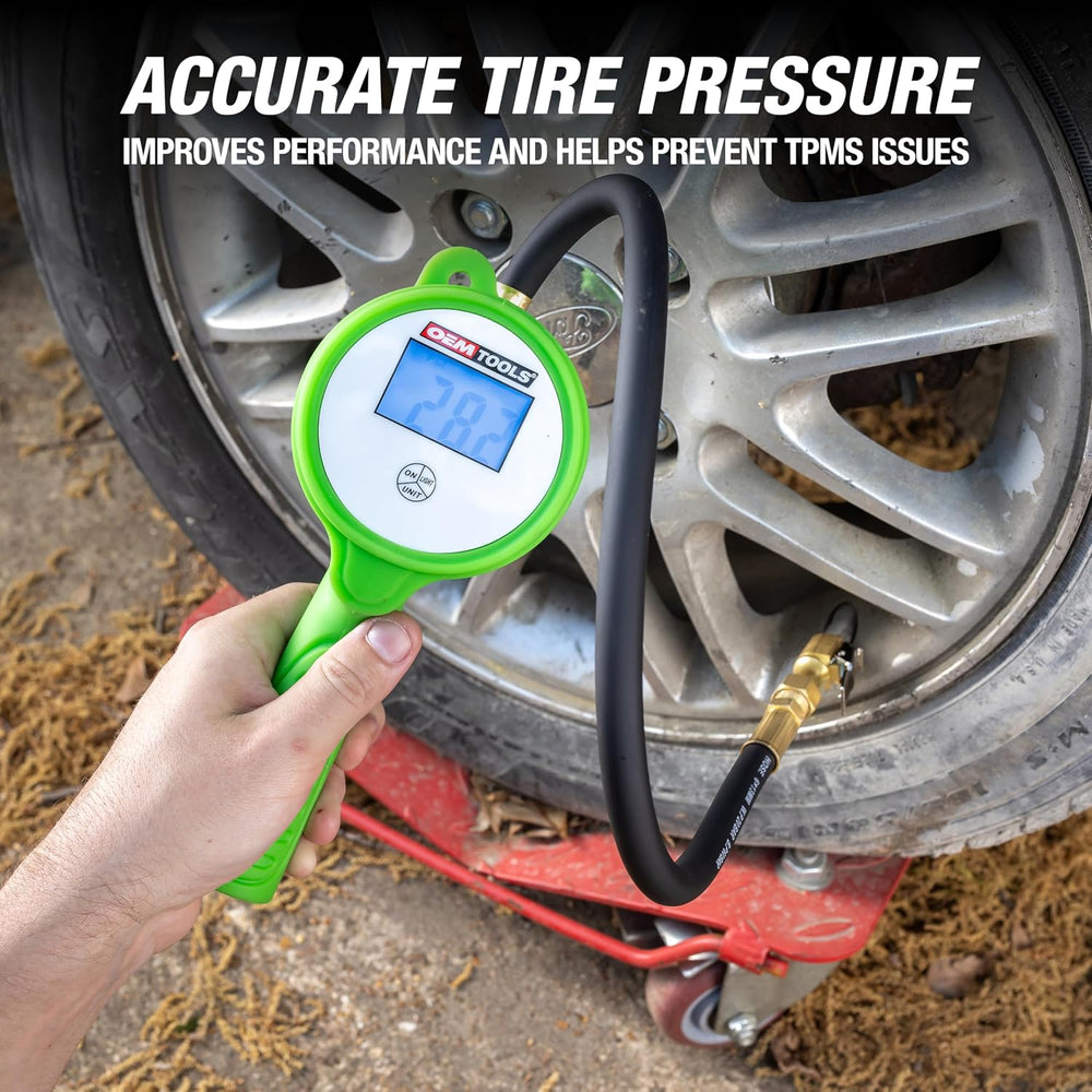 OEMTOOLS 24412 Digital Tire Inflator with Tire Pressure Gauge & LCD Display