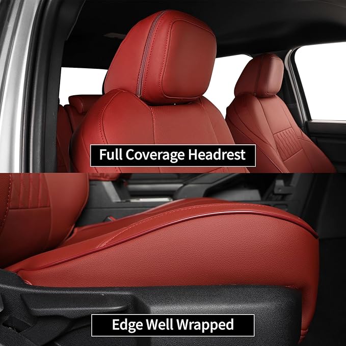 EKR Tacoma Back Seat Covers for Toyota Tacoma 2024 2025 Double cab TRD Sport