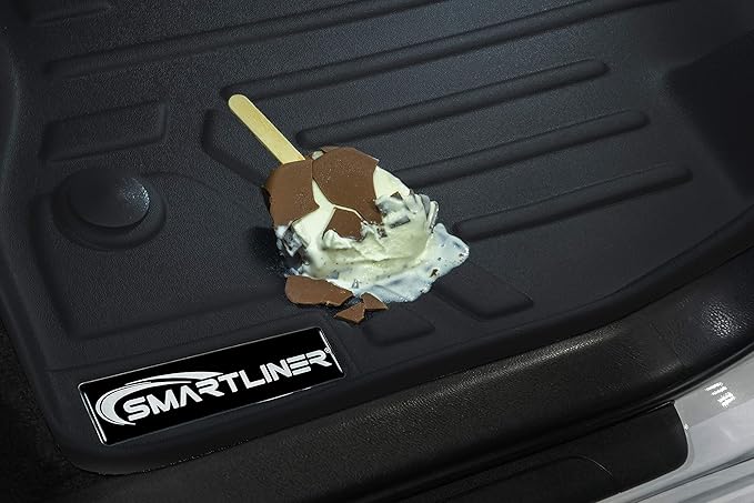 SMARTLINER Custom Fit All Weather 2 Row Floor Mats Liner Set Compatible