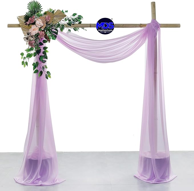 MDS Halloween Chiffon Draping Fabric - 1 Panel, 30" Wide x 50ft Long - S...