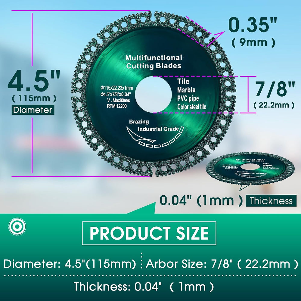 ‎10 Pack 4.5 Inch Indestructible Disc for Grinder, Indestructible Disc 2.0 fo...