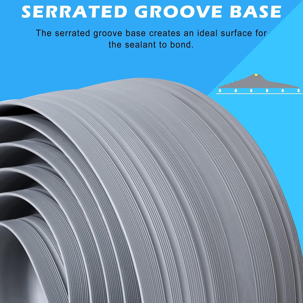 Papillon Garage Door Bottom Seal Strip, Weatherproof EPDM Rubber Threshold, F...