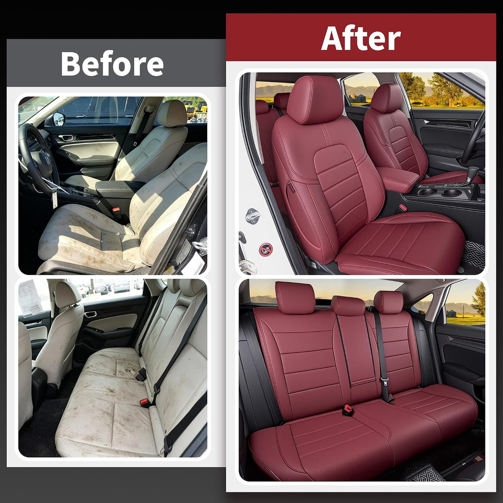 HKZ Custom Fit Civic Seat Cover Full Set for Honda Civic (Sedan 2022 2023 202...