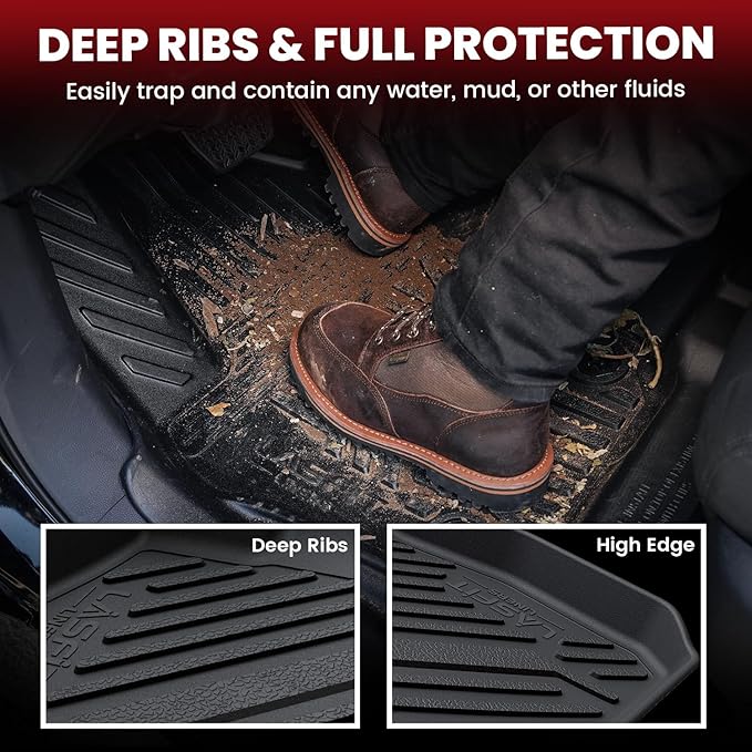 LASFIT Floor Mats & Trunk Mat for Honda Civic & Civic Si 2012 2013 20...