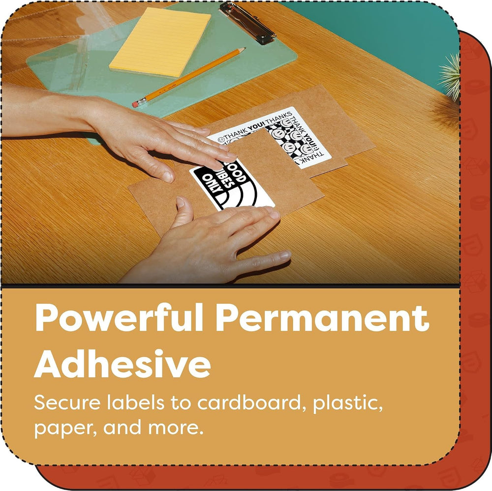 2" X 8" Direct Thermal Labels (2500 Count, 10 Rolls) - Long
