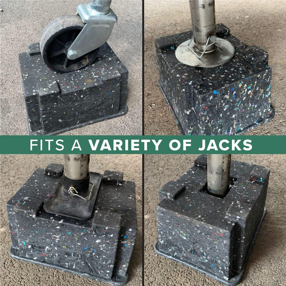 OX BLOX Heavy Duty Trailer Jack Block - 10,000 lb Capacity - Made in USA | RV...