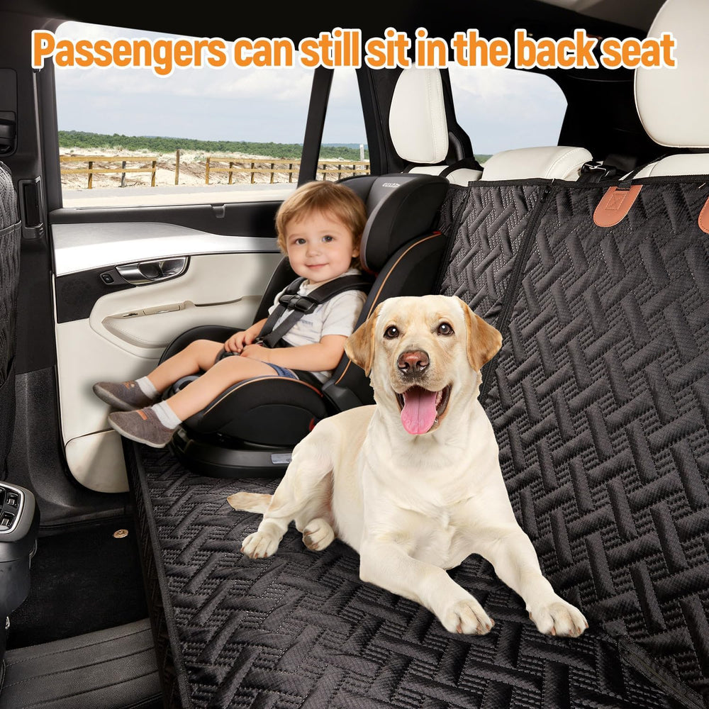 Dog Car Seat Cover for Back Seat,Back Seat Pet Cover for Dogs,Waterproof Scra...