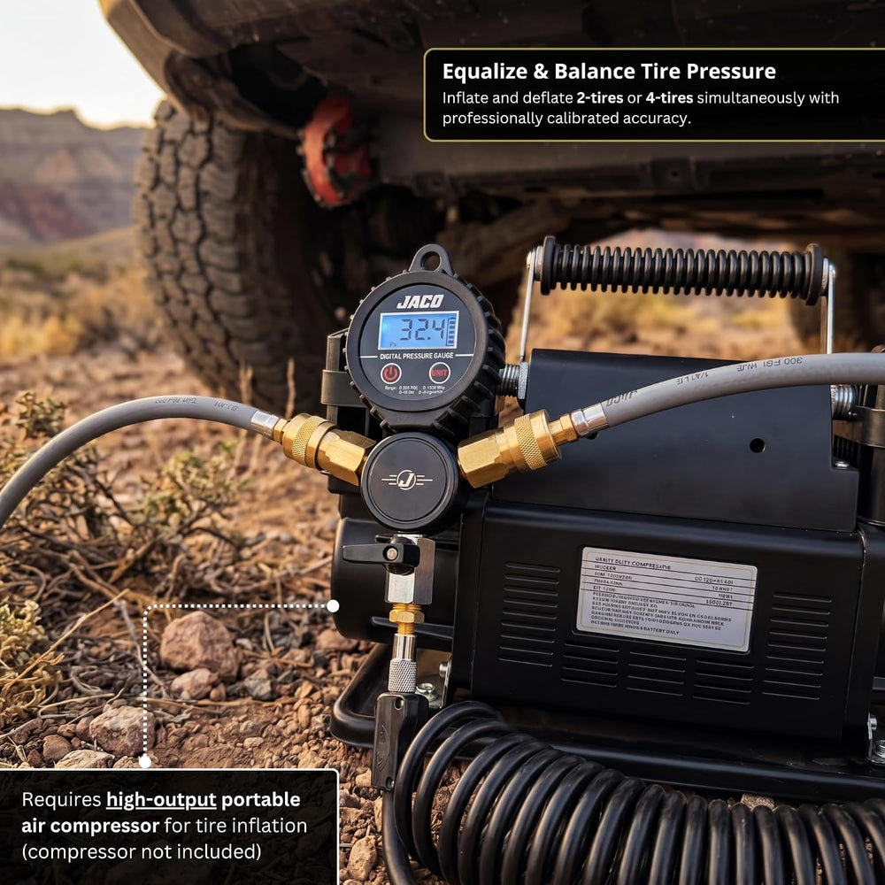 JACO Rapid 4-Tire Inflation/Deflation System with Lightning Air Chucks