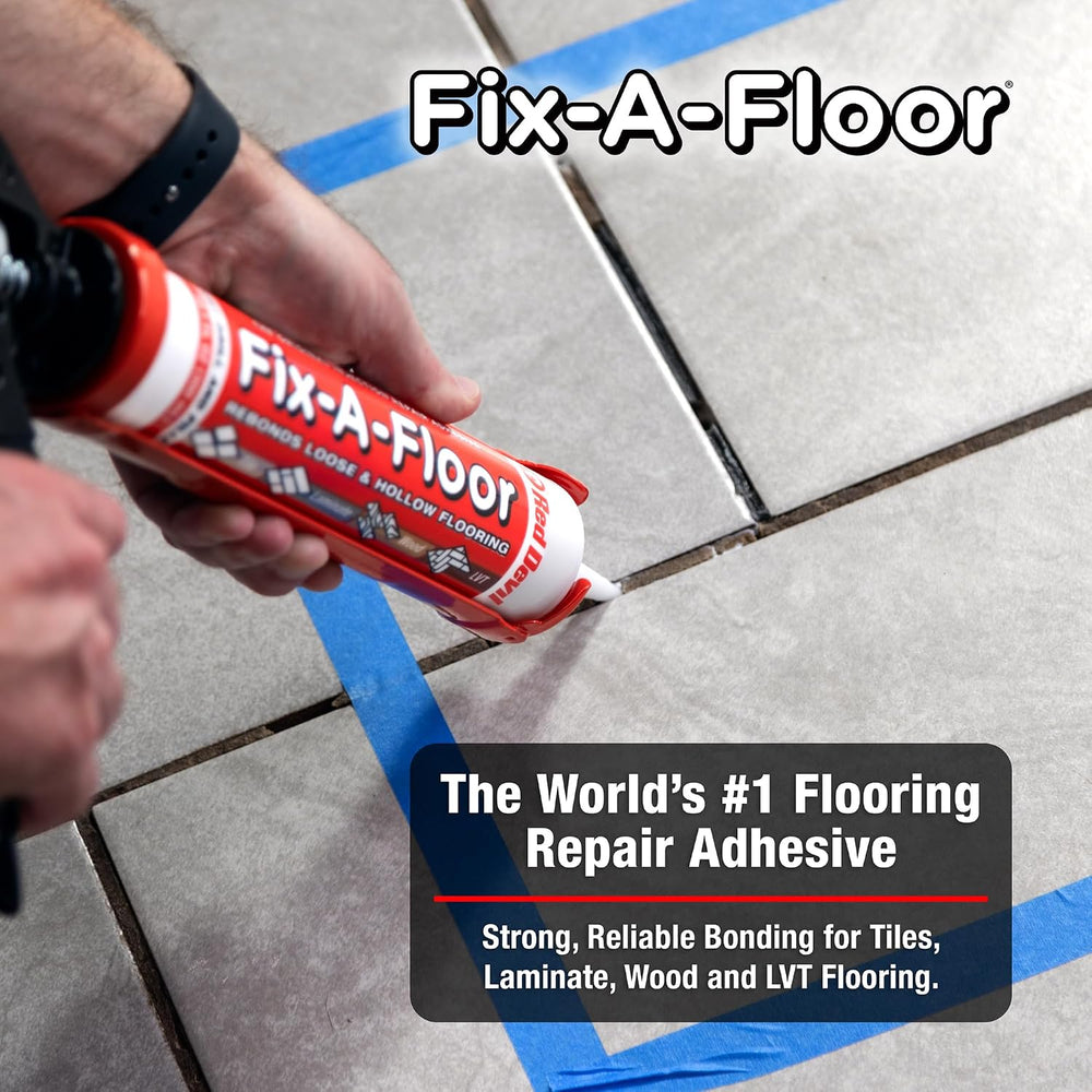 The Original Fix-A-Floor Loose Tile Repair Adhesive - Tile, Marble, Stone, Wo...