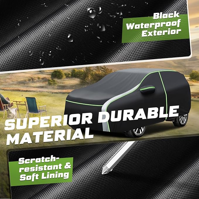 Mixsuper Liner Car Cover for Ford Escape 2000-2026, 7 Layers Waterproof Car