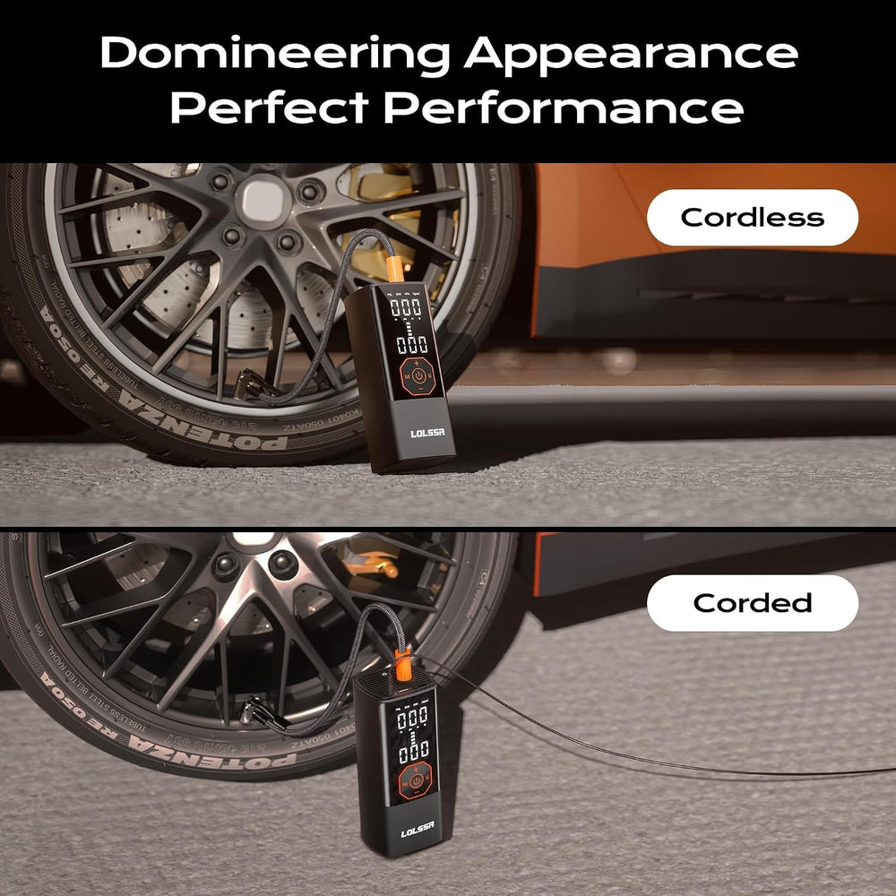Tire Inflator Cordless Air Compressor Portable Air Pump for Car 180 PSI