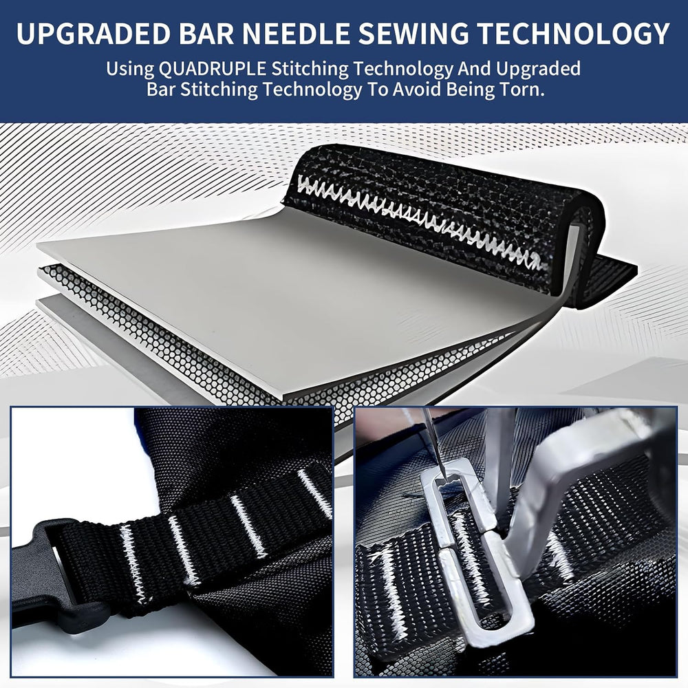 1200D Center Console Boat Cover with Tie Down Loops & Motor Cover, 20'...