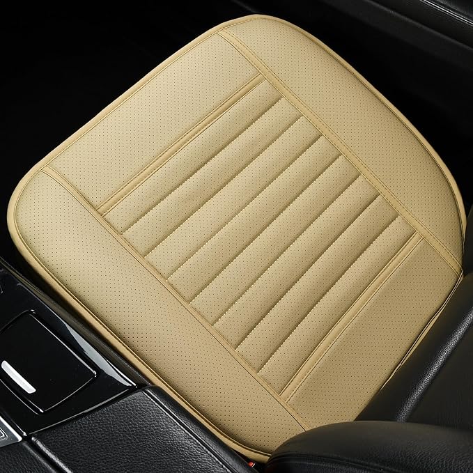 2pc Edge Wrapping Comfortable Car Front Seat Covers, Seat Protectors, Anti-Slip