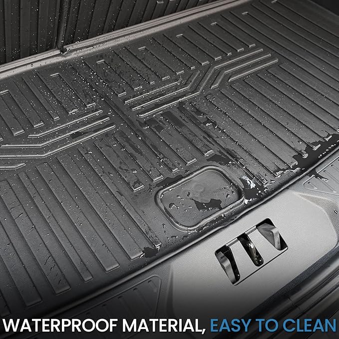Cargo Mat with Backrest Mats for 2020-2024 2025 Ford Explorer Car Mat